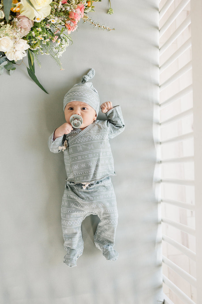 Sage Alpine Cotton Layette Set