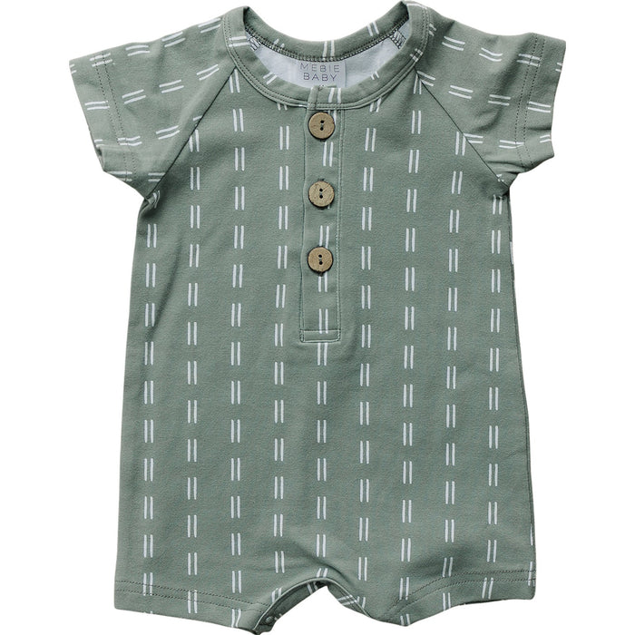 Sage Strokes Summer Romper