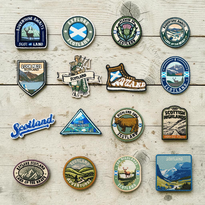 Scotland Travel Patches