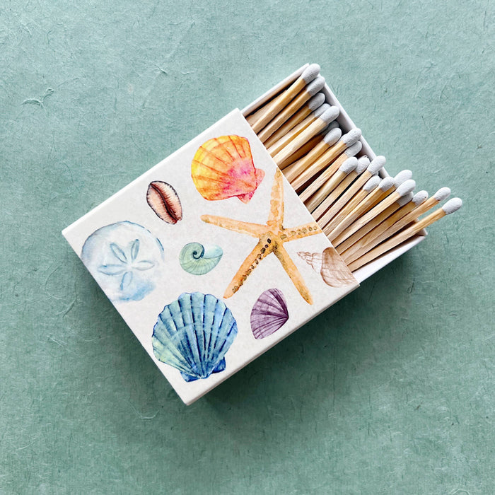 Sea Shells Matches | Candle Matches - Matches by Carlyle Avenue