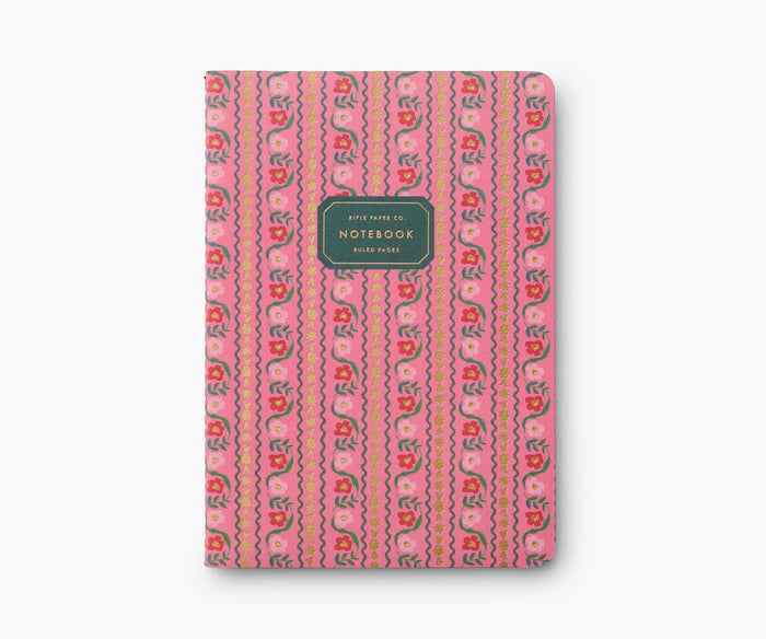 Set of 3 Dahlia Notebooks