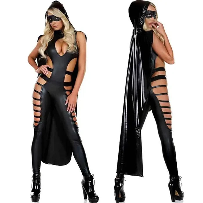 Sexy Villain Costume - Black / S