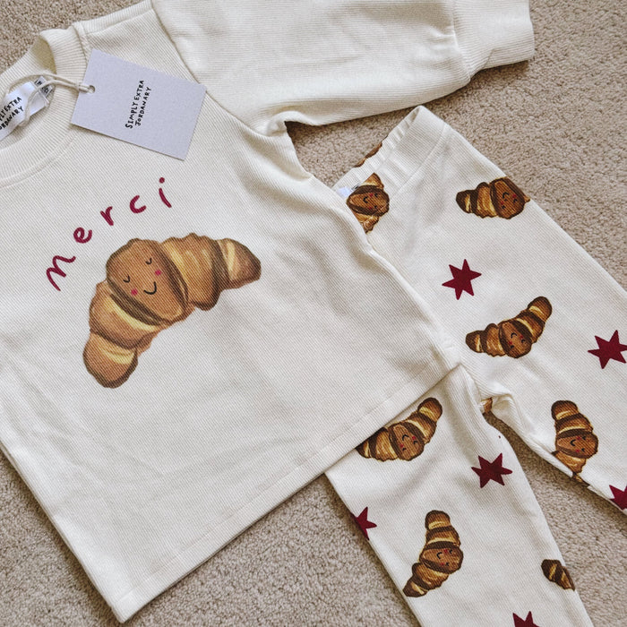 Simply Extra Jordanary – Merci Croissant Pajamas