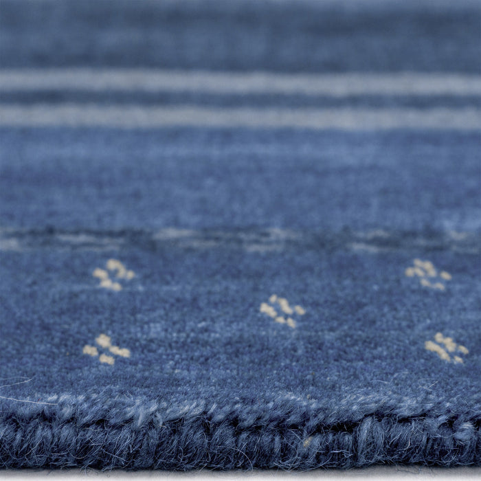 Simply Gabbeh Taos Blue Hand Tufted Rug Rectangle image