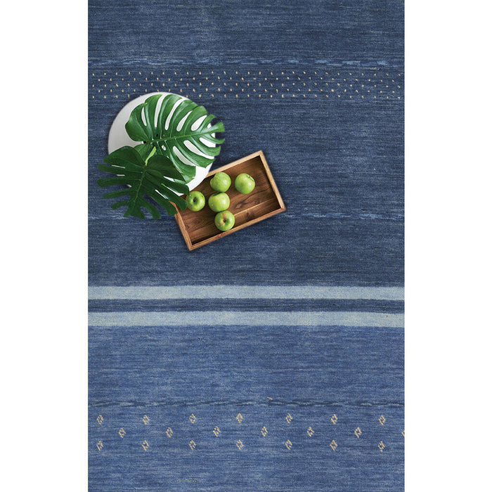 Simply Gabbeh Taos Blue Hand Tufted Rug Rectangle image