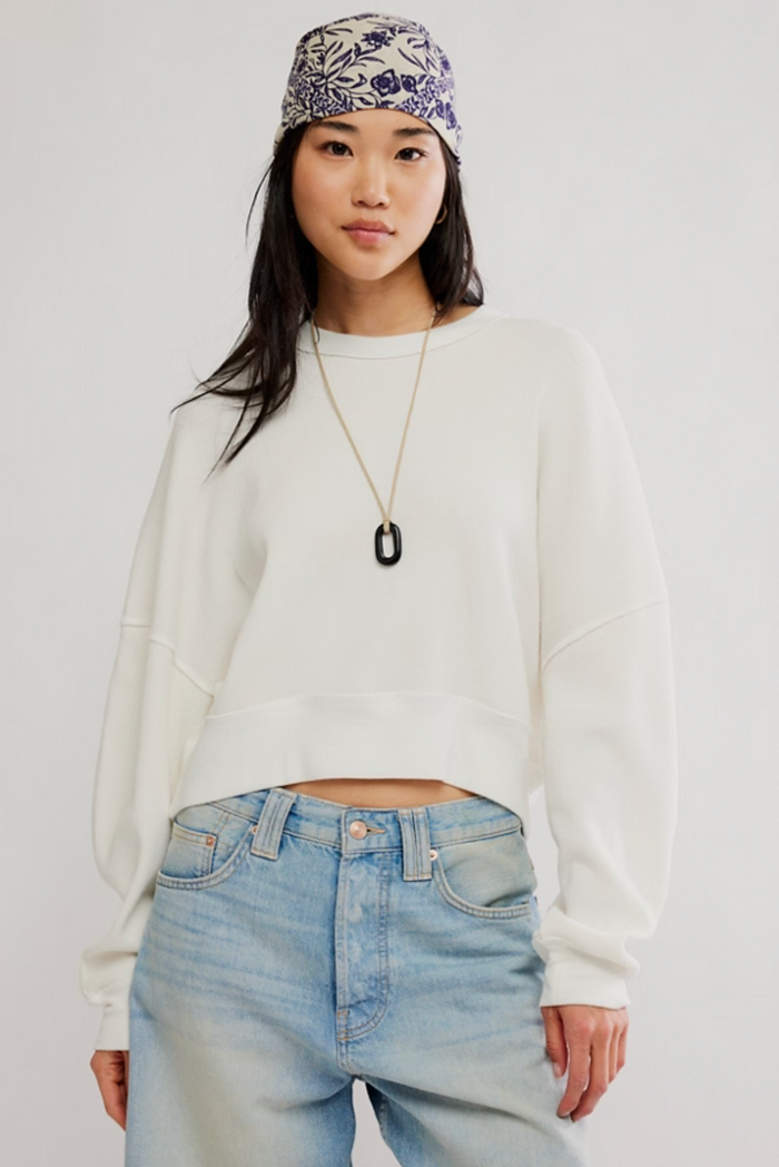 Skyline Tee in Clean Ivory