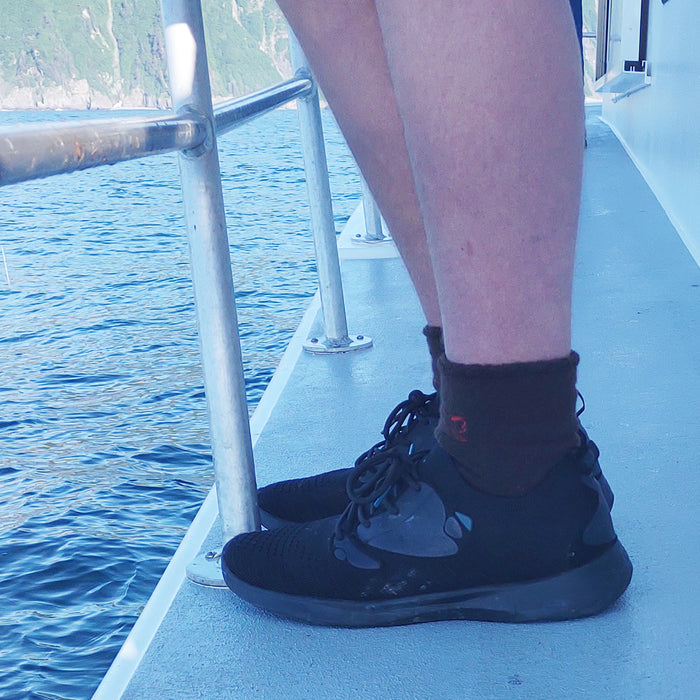 sleep sock can be worn in shoes