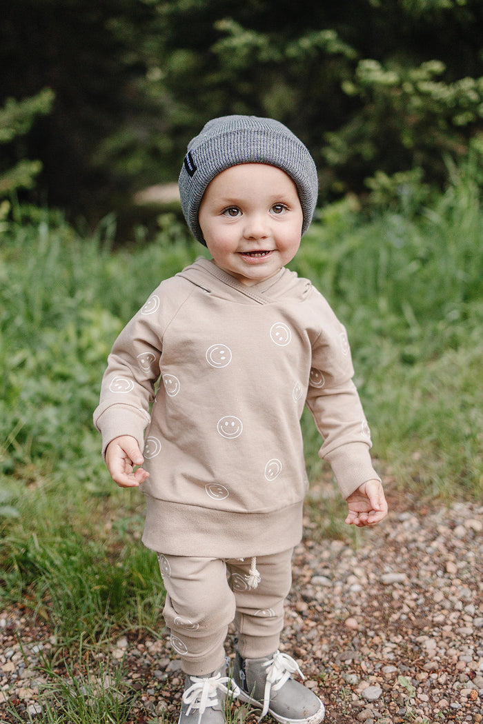 Smiley French Terry Hoodie Set