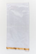 The Nesavu Pure Silk Vesti Soft Silk Dhoti for Newborn Baby Boys for Ceremonies and Gifting Nesavu 24 (5Y) / White / Pure Silk D078A-24 Nesavu soft silk dhoti for newborn boys – ideal for annaprashana, naming, and traditional baby gifting