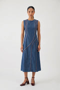 SORA PANEL MIDI DRESS
