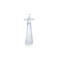 Tall Ribbed Glass Taper Holder - Candle Holders by Carlyle Avenue