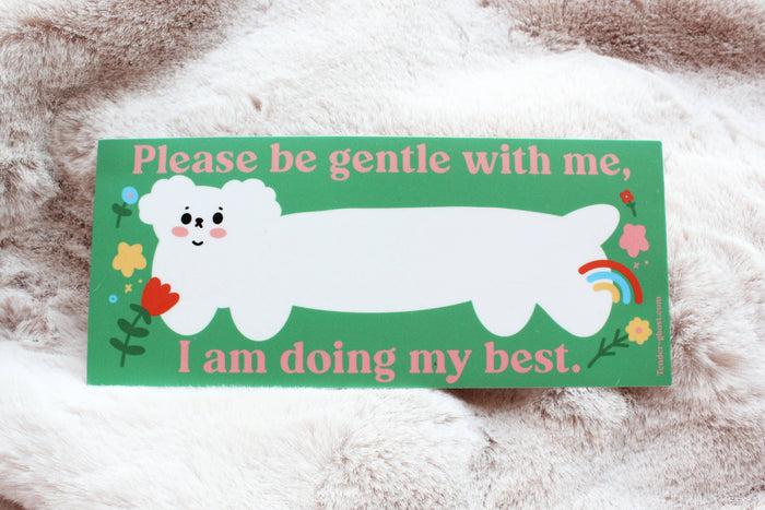 Tender Ghost - Please Be Gentle Bumper Sticker
