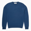 Blue sweater on a white background