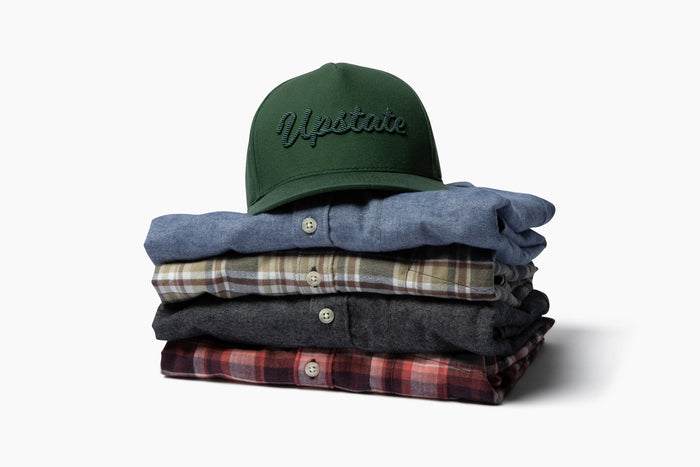 The Saint James Flannel Shirt - Olive Plaid
