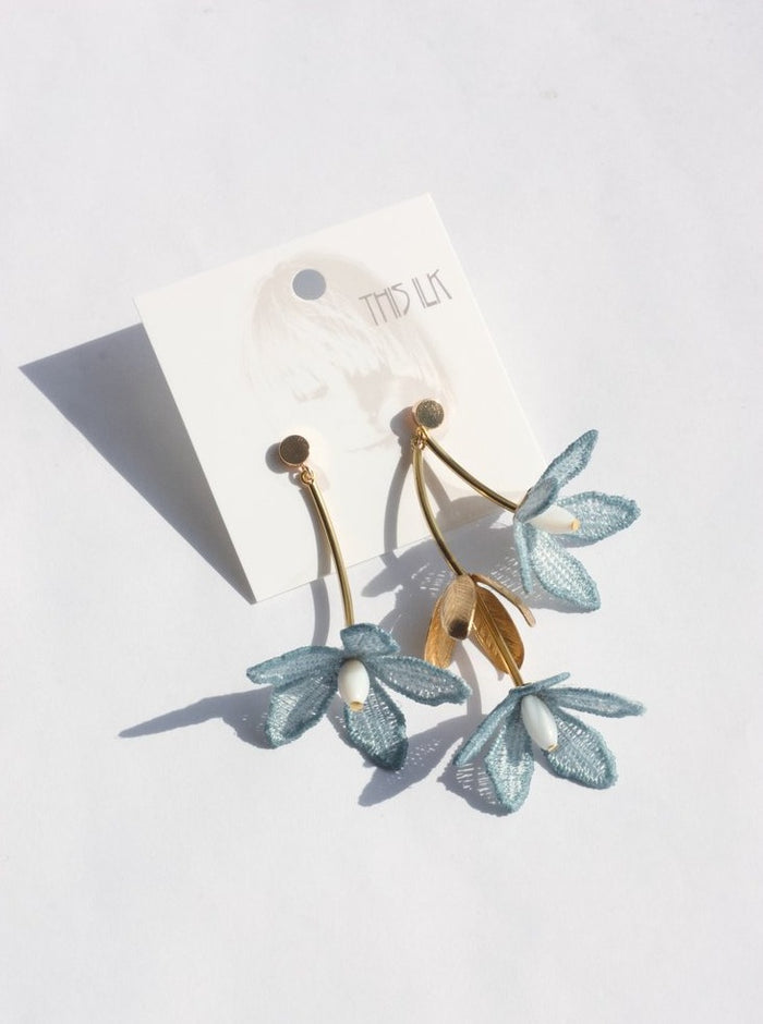 THIS ILK Boucles d'Oreilles Tiaré