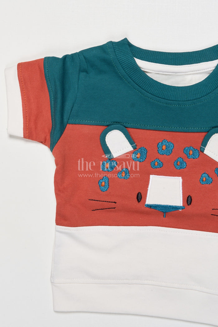 The Nesavu Boys Casual Set Toddler Boy Cotton T-shirt and Shorts Set for Daily Comfort and Play Nesavu Nesavu toddler boy cotton t-shirt shorts set daily comfort active playtime