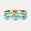 Turquoise Veda Bangles - Set of 6