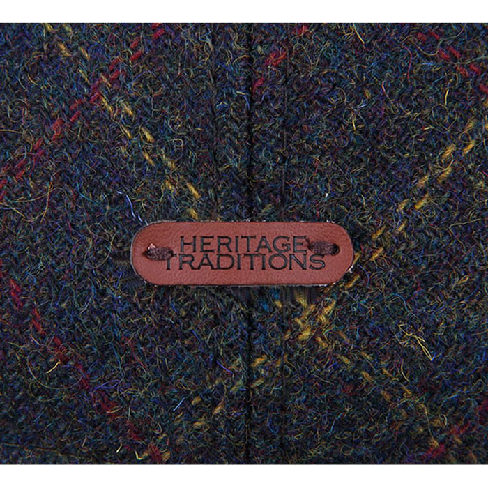 Tweed Ear Flat Cap - Padded Flat Cap with Internal Ear Flaps