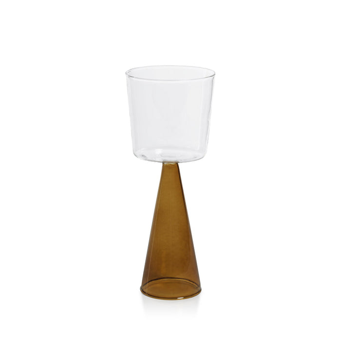Veneto Glassware - Amber - Glassware by Carlyle Avenue