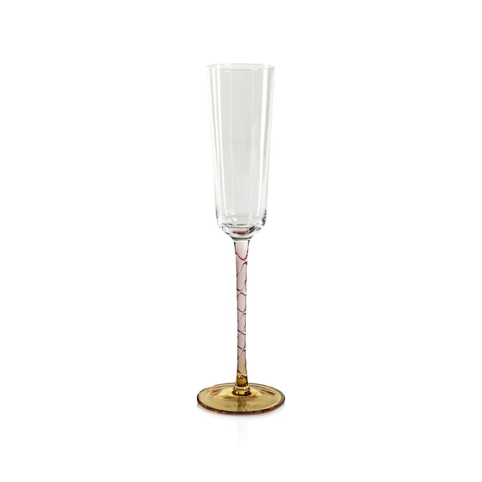 Vicenza Glassware - Amber and Pink - Drinkware Sets by Carlyle Avenue
