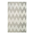 Wild Chev Stone Flat Woven Rug Rectangle image