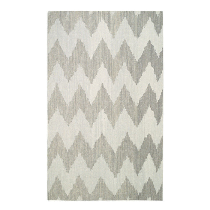 Wild Chev Stone Flat Woven Rug Rectangle image
