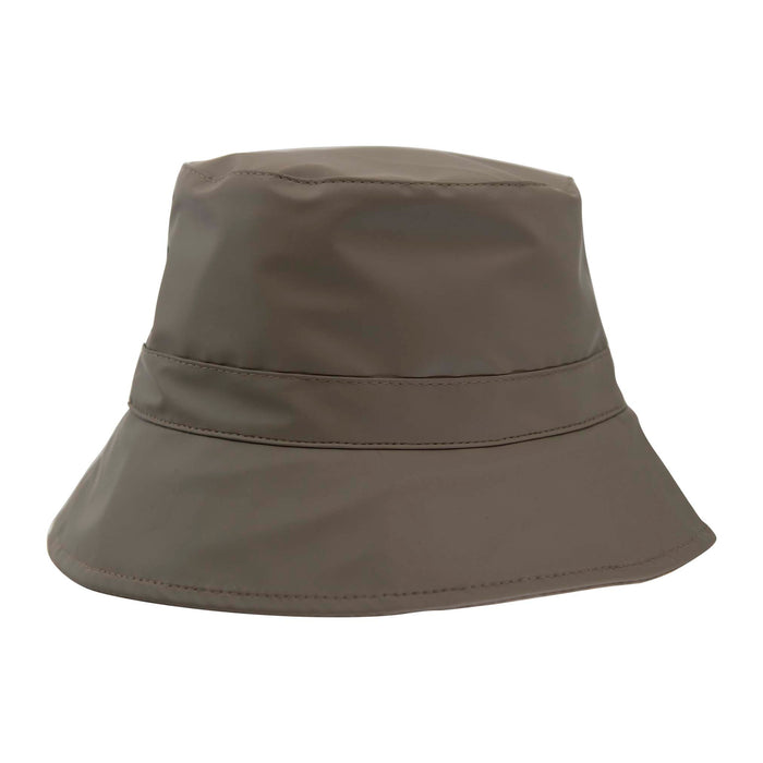 Women's PU Coated Bucket Hat