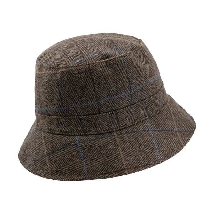 Women's Reversible Tweed Bucket Hat