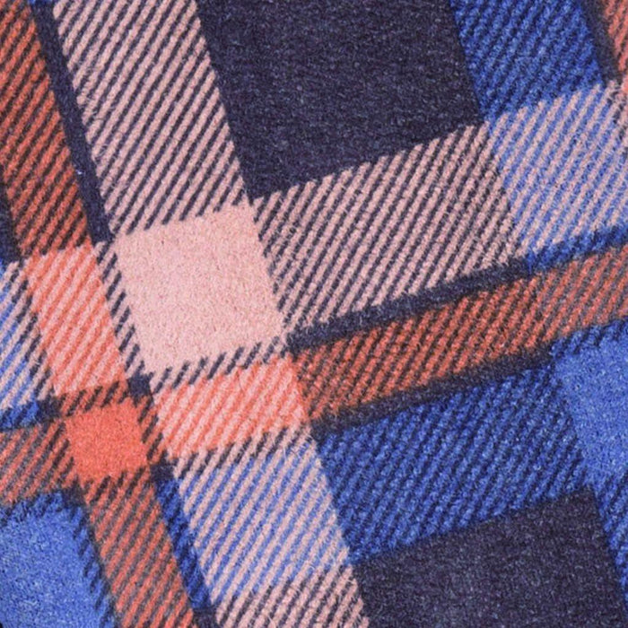 Women's Button Cuff Check Gloves | Soft Moleskin Fabric