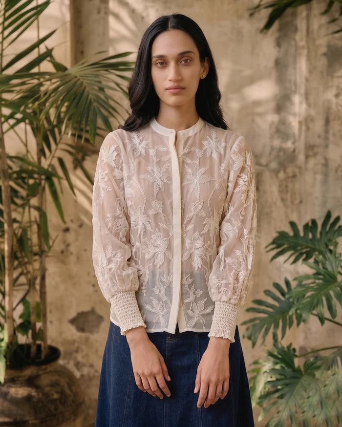 ZOE SHEER HANDCRAFTED SHIRT