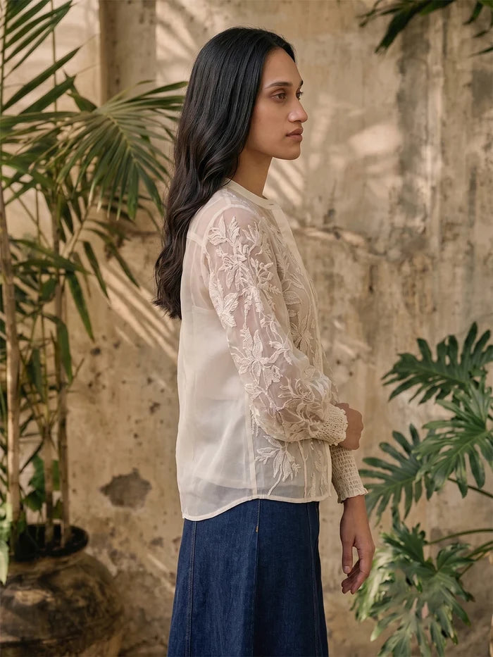 ZOE SHEER HANDCRAFTED SHIRT